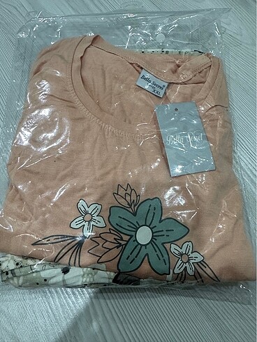 2 xl bayan pijama takımı sıfır etiketli - Görsel 13