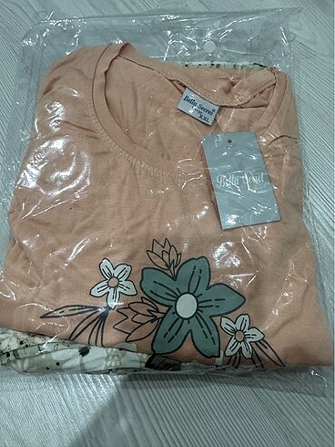 2 xl bayan pijama takımı sıfır etiketli - Görsel 16
