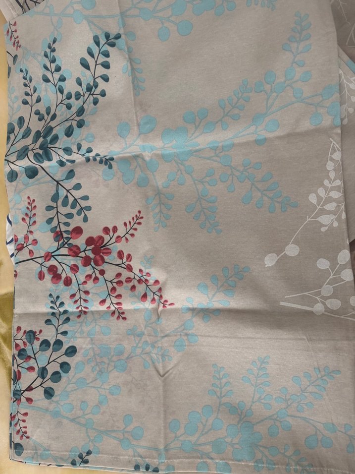 Bej Pastel Çiçek Desenli Nevresim Takımı sıfır paketli loyal hom - Görsel 4