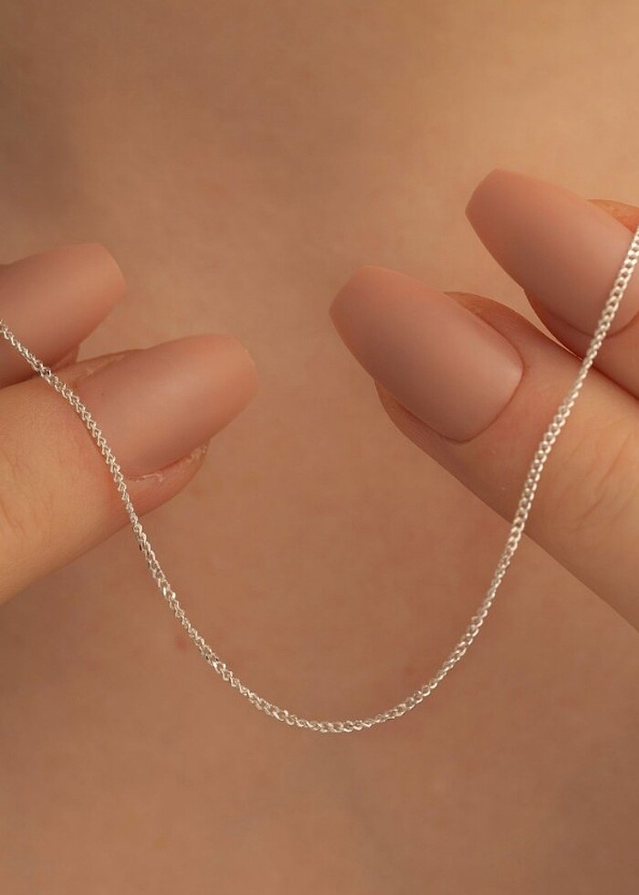 Gümüş Kaplama Kadın Kolye 0 Sıfır Ürün  - Görsel 2