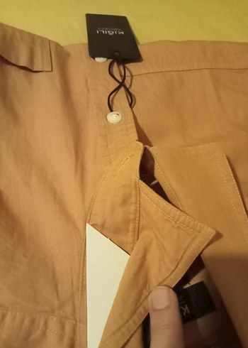 U.S Polo Assn. Bej Düğmeli Erkek Gömlek
