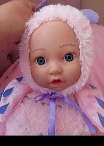 Pembe Peluş arı bebek - Görsel 3