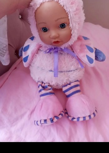 Pembe Peluş arı bebek - Görsel 2