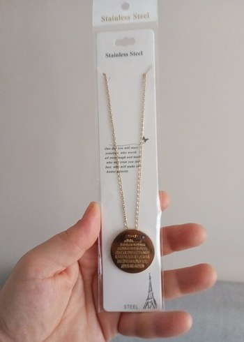 ayetel kürsi yazılı kolye - Görsel 3