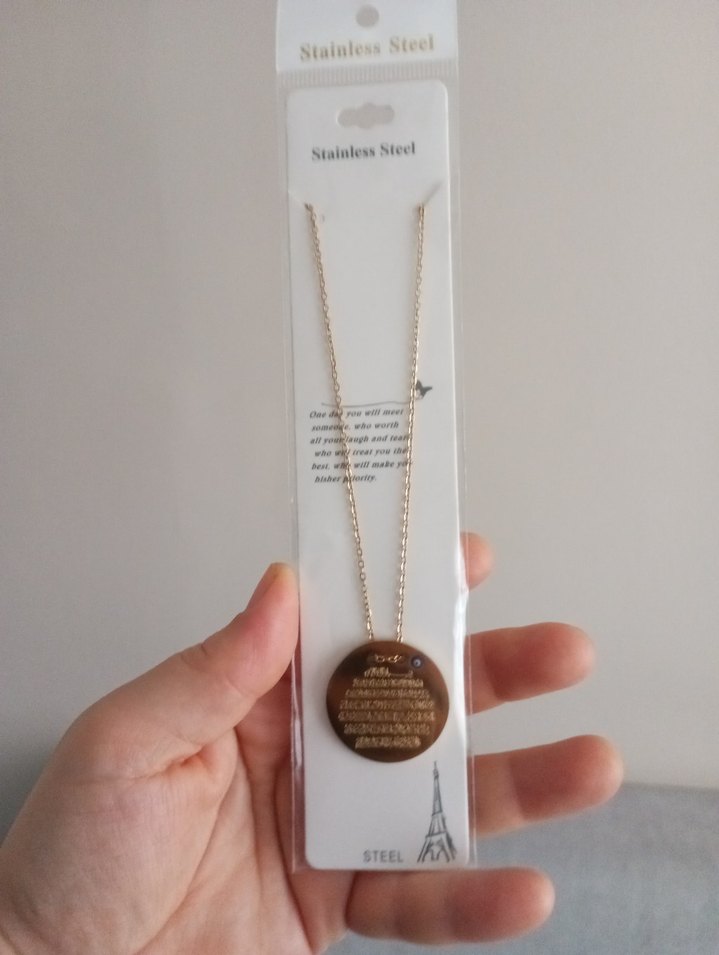 ayetel kürsi yazılı kolye - Görsel 3