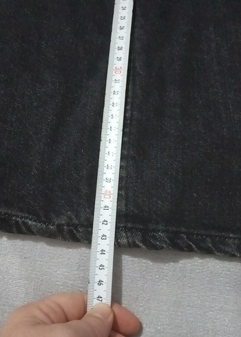 Siyah Kot Midi Kadın Etek - Görsel 9