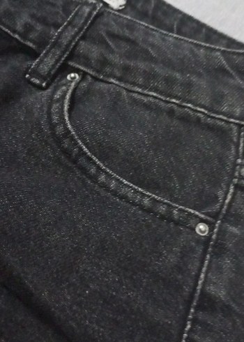 Siyah Kot Midi Kadın Etek - Görsel 7