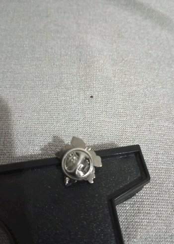 Gri Vintage Yaprak Broş rozet - Görsel 6