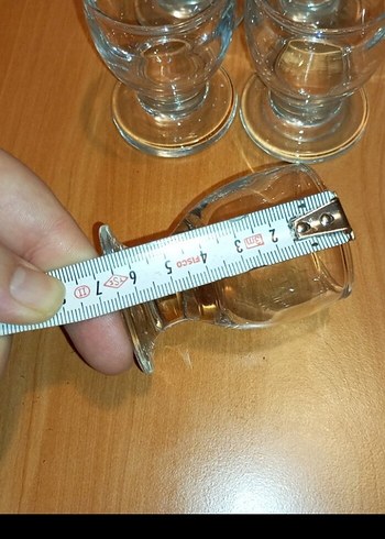 Şeffaf Cam Kahve yanı su bardağı - Görsel 3