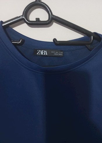 zara Kadın Mavi Gri Oversize Eşofman Takımı - Görsel 6