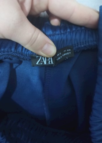 zara Kadın Mavi Gri Oversize Eşofman Takımı - Görsel 11