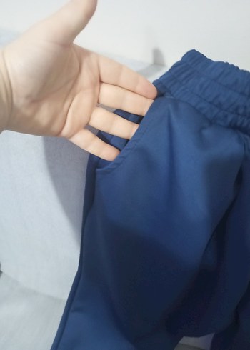 zara Kadın Mavi Gri Oversize Eşofman Takımı - Görsel 10