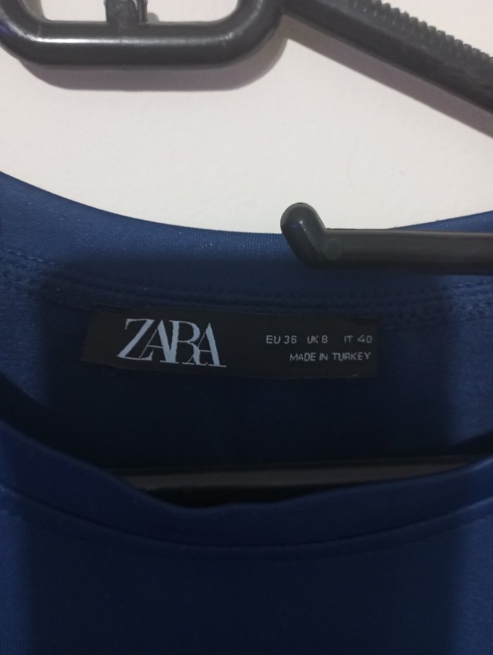 zara Kadın Mavi Gri Oversize Eşofman Takımı - Görsel 5