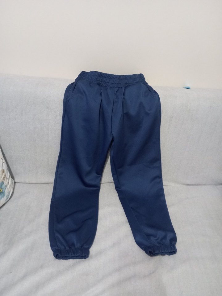 zara Kadın Mavi Gri Oversize Eşofman Takımı - Görsel 2