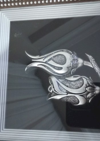 Bej Çerçeveli Karanlık Tonlu Tablo - Görsel 5