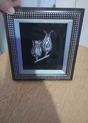 Bej Çerçeveli Karanlık Tonlu Tablo - Görsel 3