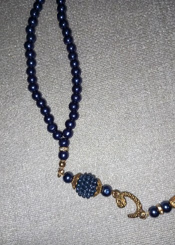 Lacivert Bohem Tesbih - Görsel 3