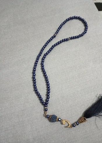 Lacivert Bohem Tesbih - Görsel 2