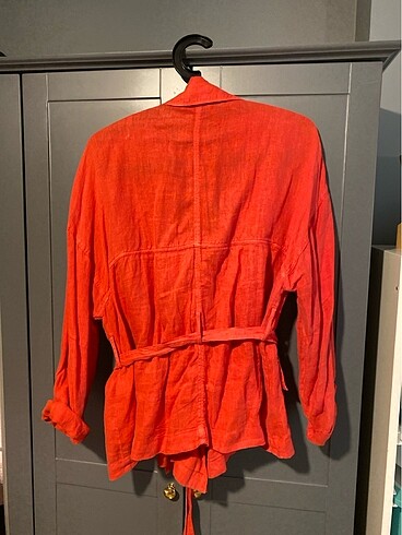 l Beden kırmızı Renk Zara spor ceket