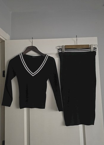Tozlu kırçıllı crop takım