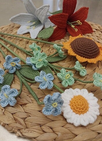 Amigurumi çiçek