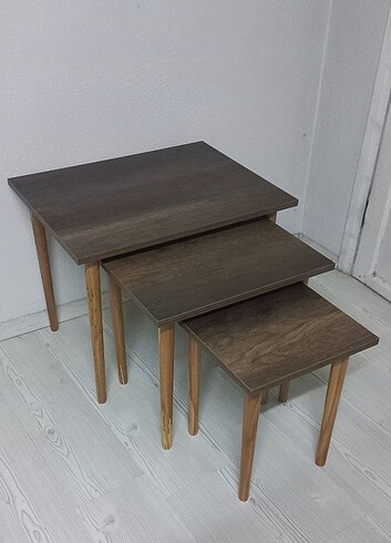  Beden camel Renk Mdf Zigon Sehpa 