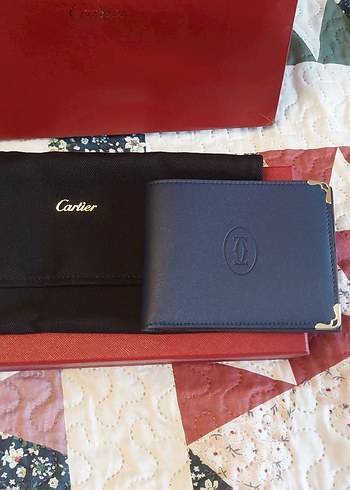  Cartier erkek cüzdan Hediye Kutusu orjinal kesesi ile birlikte