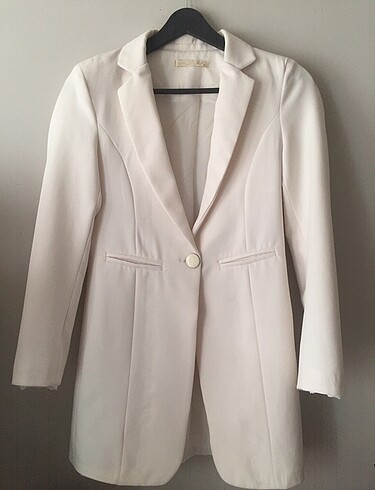 Kruvaze yaka blazer ceket