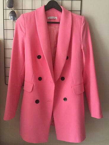 Pembe Blazer Ceket