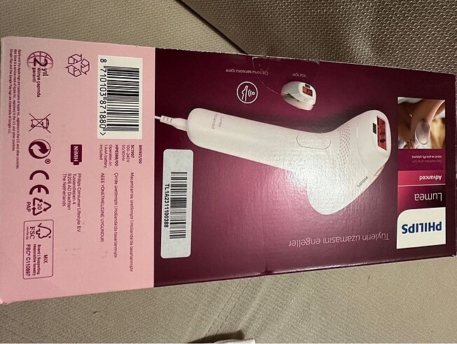 Beden Renk Philips lumea lazer epilasyon IPL