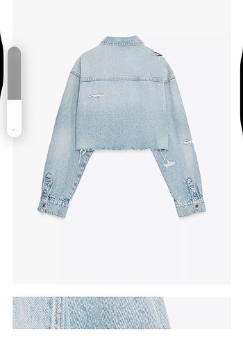 m Beden Düğmeli Açık Mavi Kadın Denim Ceket