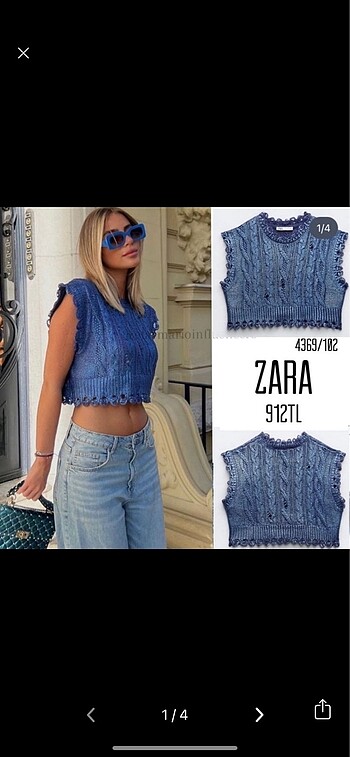 Zara metalik kazak