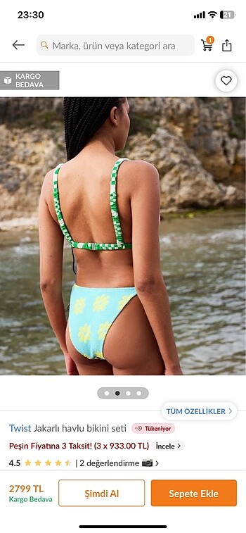 Twist Twist bikini seti