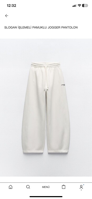 Zara jogger pantolon