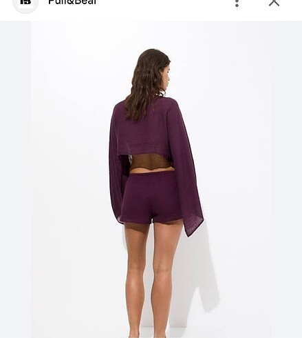 m Beden Pull bear keten pelerin