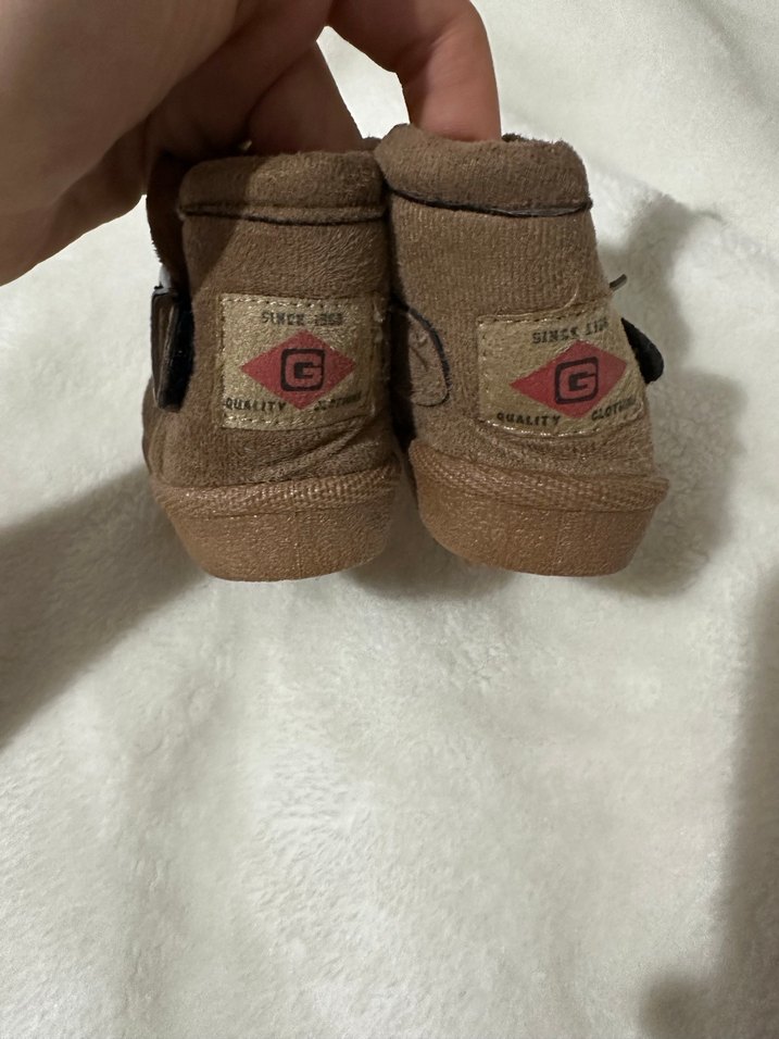 Kahverengi Süet Erkek Bebek Botları - Görsel 4