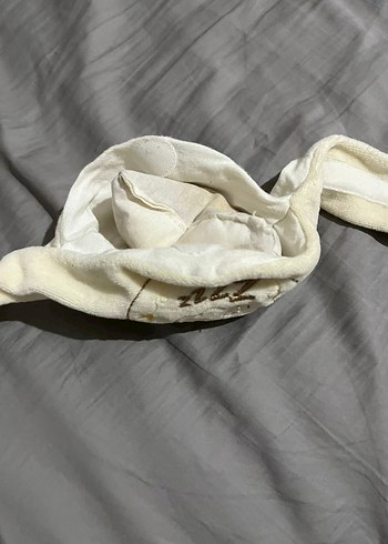 Nakışlı Beyaz kira çekirdeği kemer - Görsel 4