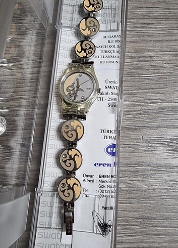  Beden Swatch Taşlı Saat
