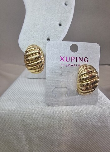 Diğer Xuping 14k Gold Renk Küpe