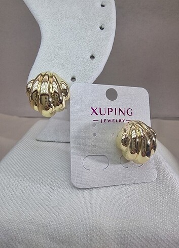 Diğer Xuping 14k Gold Renk Küpe