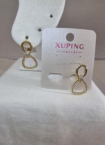 Xuping 14k Gold Renk Küpe