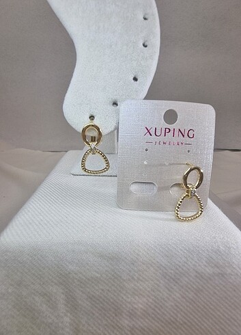 Diğer Xuping 14k Gold Renk Küpe
