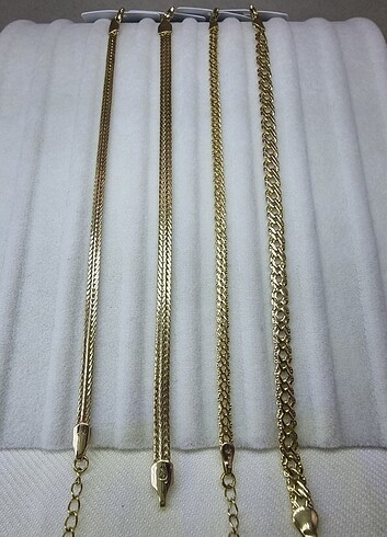 Diğer Xuping 14k Gold Renk Balıksırtı Bileklikler