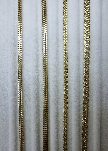Beden Xuping 14k Gold Renk Balıksırtı Bileklikler