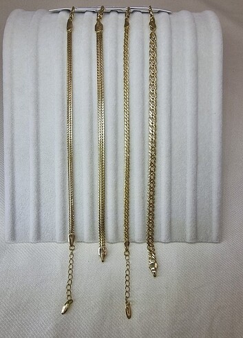 Beden altın Renk Xuping 14k Gold Renk Balıksırtı Bileklikler