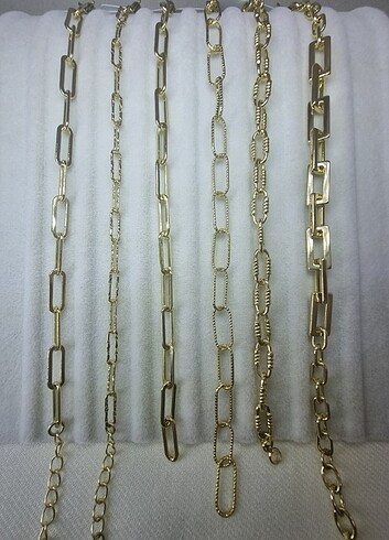  Beden Xuping 14k Gold Renk Ataç Model Bileklikler