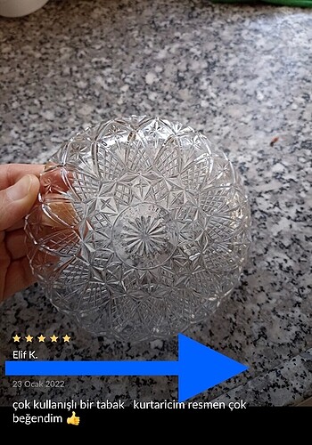 Beden 12?li Cam Kristal Çerez, Tatlı Tabağı