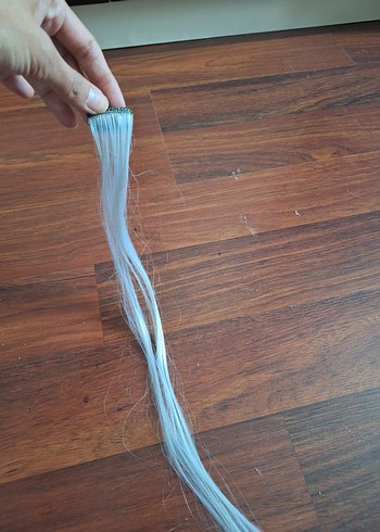 gri Saten Püsküllü Saç Aksesuarı