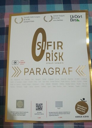 Sıfır Risk Paragraf Kitabı 345 Yayıncılık