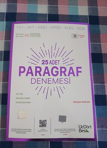 345 Yayınları Tyt Paragraf Denemeleri 2023